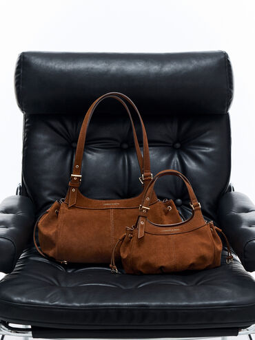 Bolso Tote Lillith con Cord&oacute;n Ajustable, Pecan Brown, hi-res