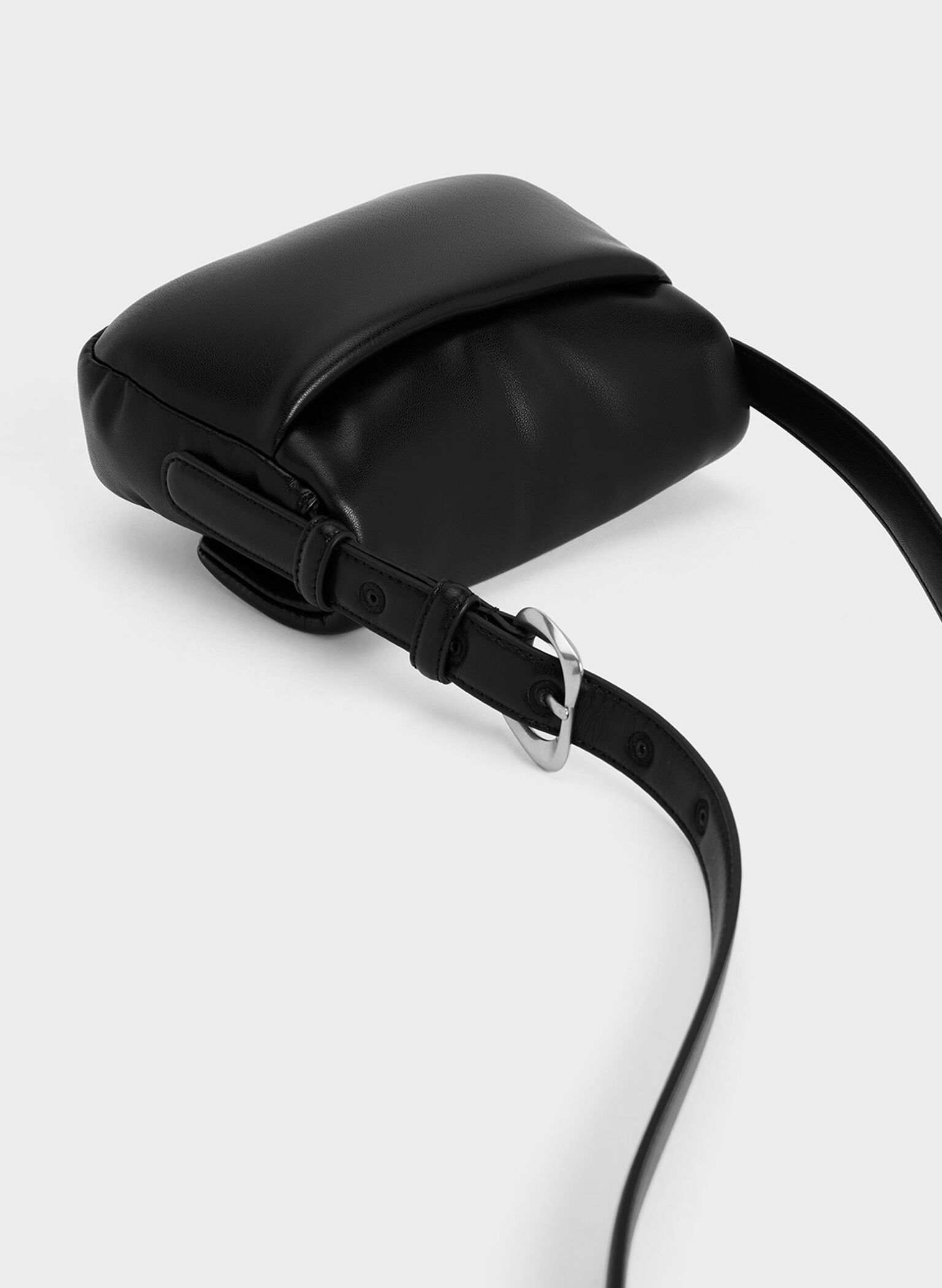 Moore Padded Shoulder Bag, Noir, hi-res