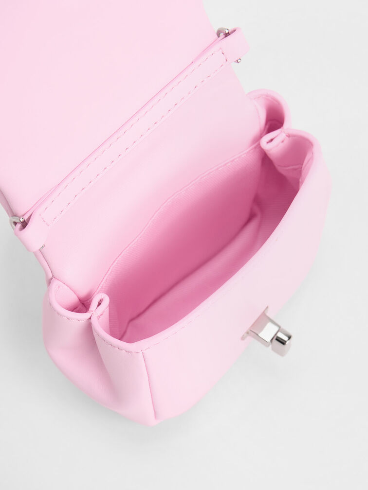 Iva Padded Mini Bag, Pink, hi-res