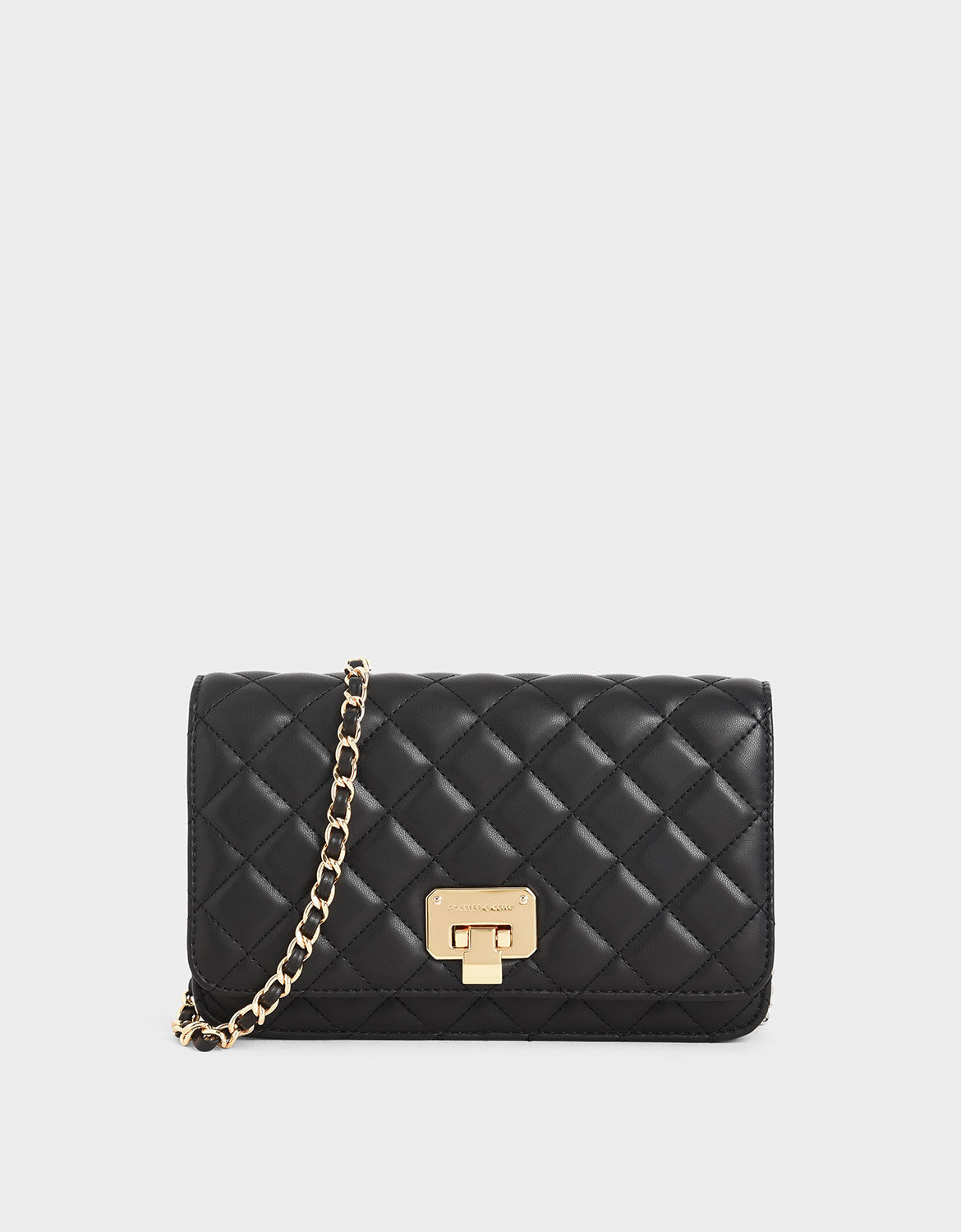 Charles Keith Quilted Clutch 2024 favors