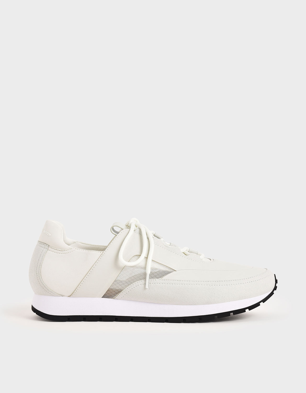 White Lace-Up Trainers | CHARLES \u0026 KEITH SG