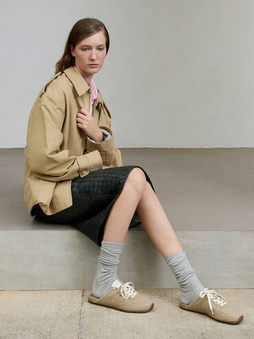 레이스 업 슬립 온 스니커즈, 토프, hi-res