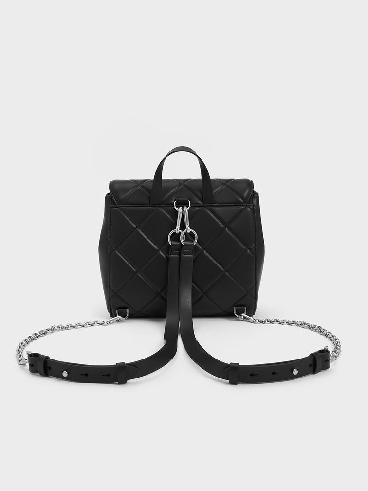 Prada Chain-Link Vela Nylon Micro Bag - Black Mini Bags, Handbags