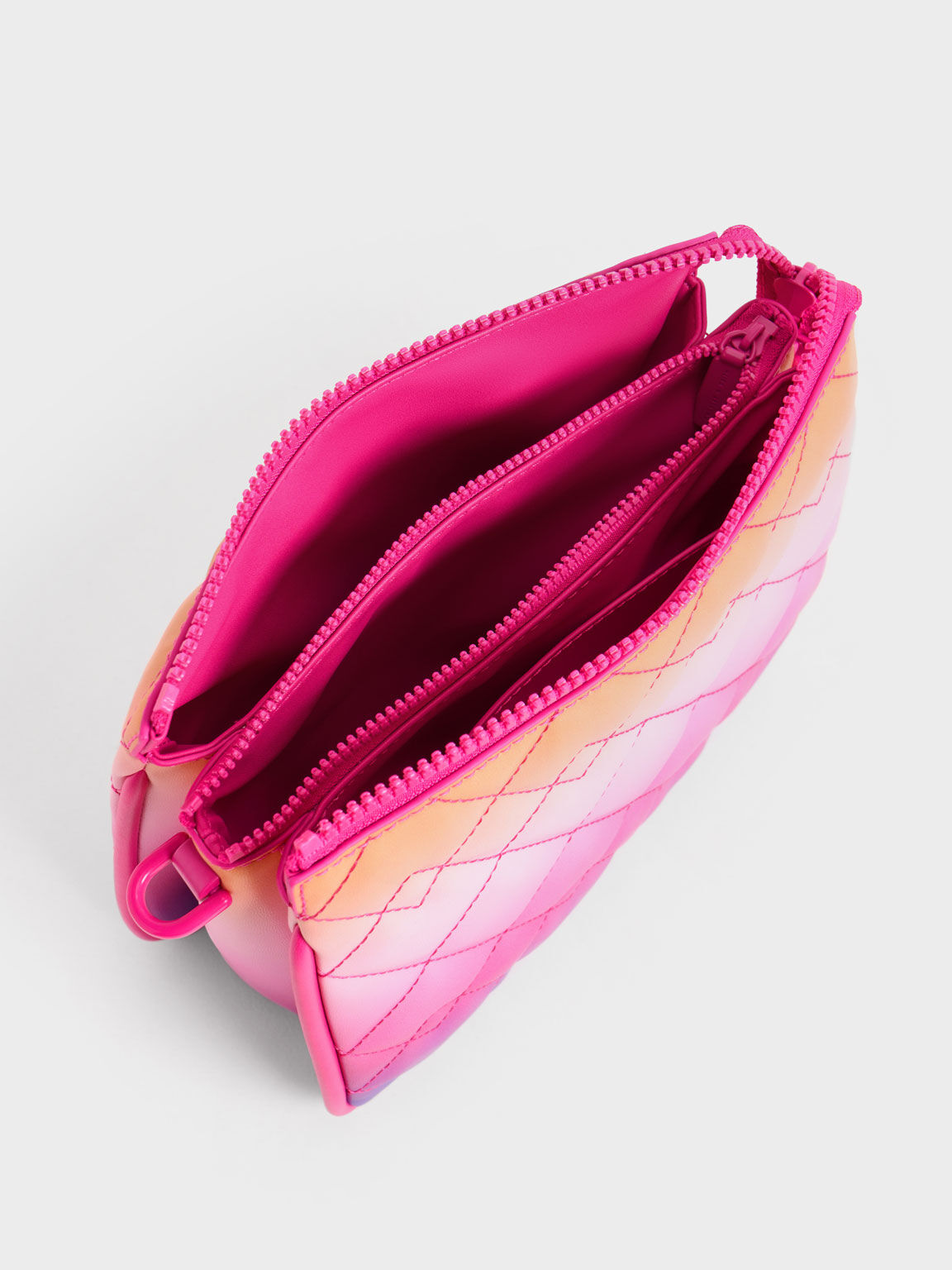 Lana Holographic Quilted Shoulder Bag, Holographic, hi-res