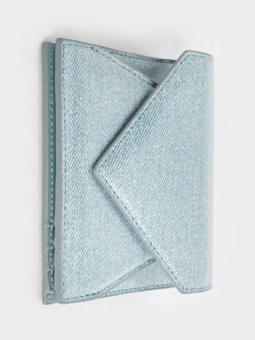 Bosie Denim Envelope Wallet, Denim Blue, hi-res