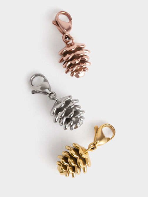 Pine Nut Charm, Rose Gold, hi-res
