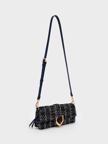 Gabine Tweed Shoulder Bag, Multi, hi-res