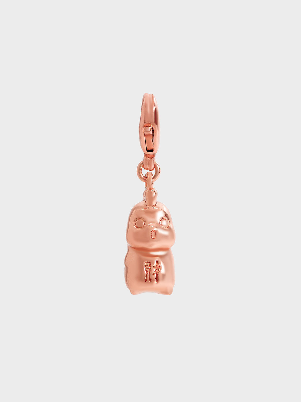 十二生肖墜飾 - 雞, 玫瑰金, hi-res
