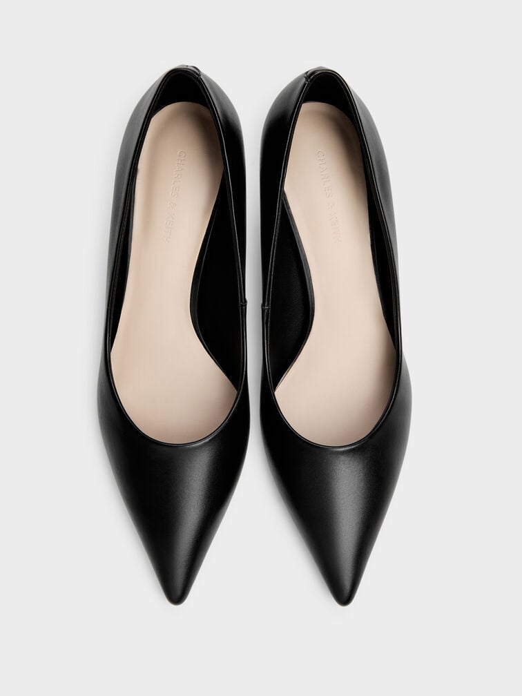 케라 포인티드 미드힐, 블랙, hi-res