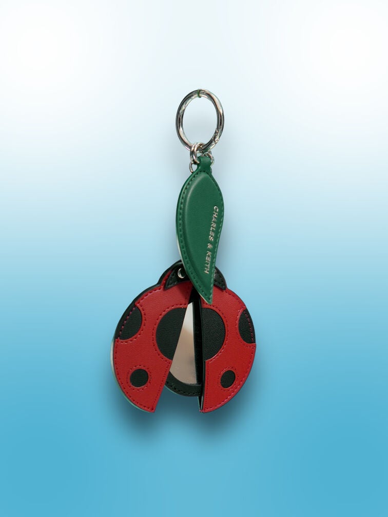 Breloque coccinelle, Rouge, hi-res