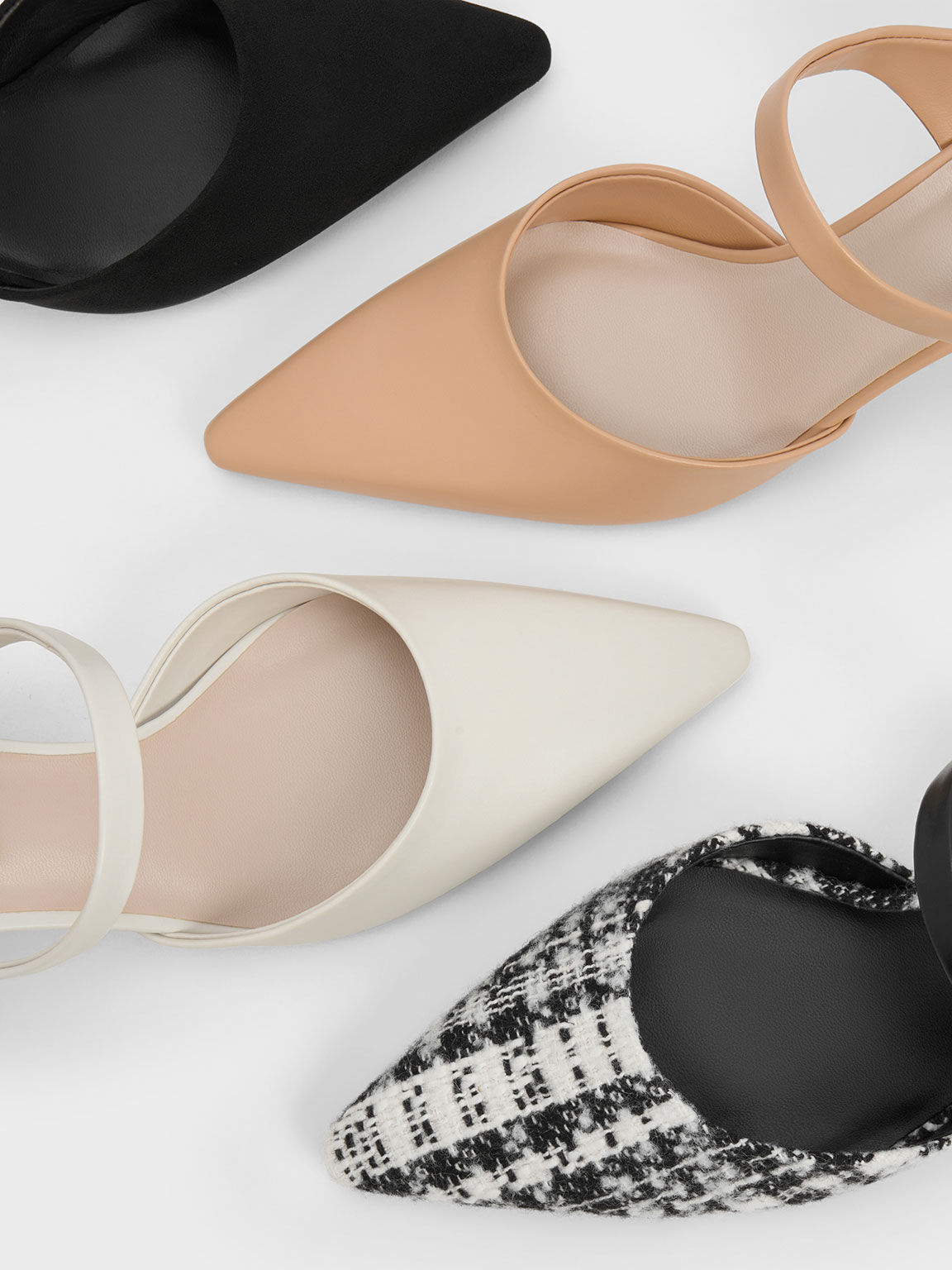 Nude mules shoes hot sale
