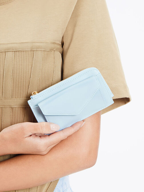 Eudora Envelope Card Holder, Blue, hi-res