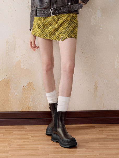 Darra Ridged-Sole Chelsea Boots, Burgundy, hi-res