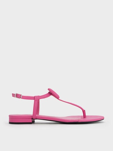 Koa Thong Sandals, Pink, hi-res