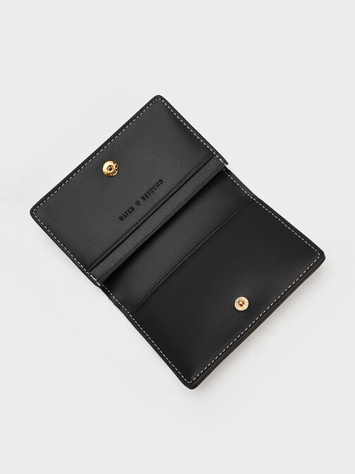 Astra Contrast Trim Wallet, Black, hi-res