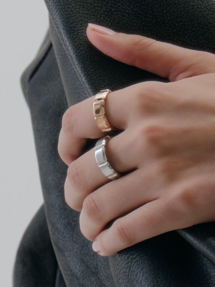 Anillo Keziah, Oro rosa, hi-res