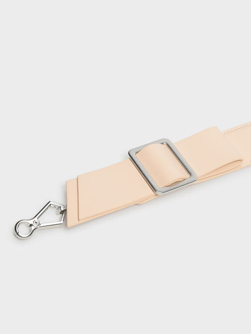 Buckled Bag Strap, Pink, hi-res