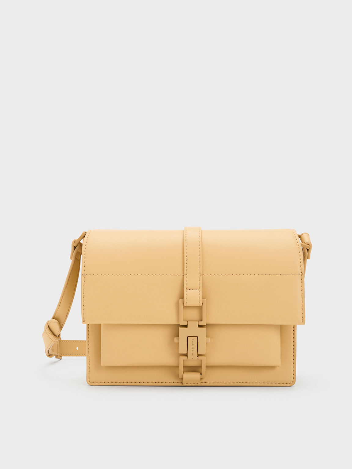 Beige online crossbody bag