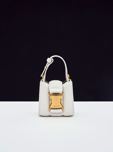 Ivy Top Handle Mini Bag, Cream, hi-res