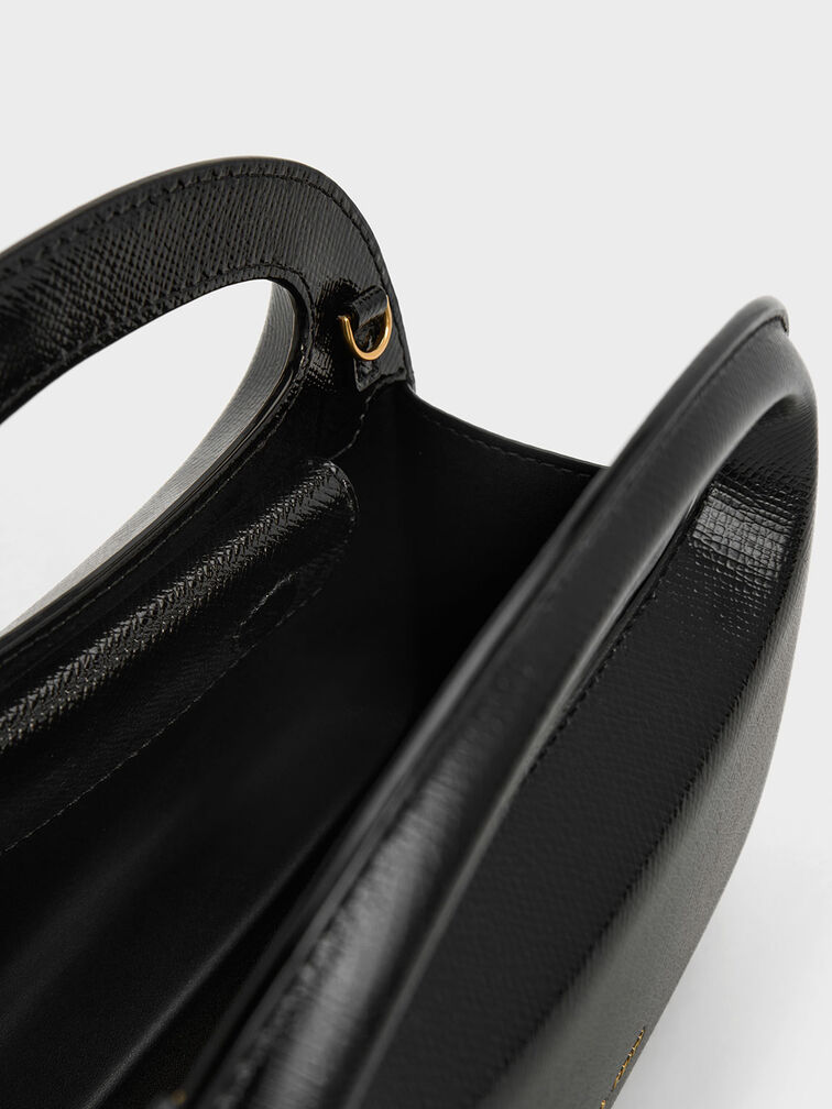 Mini Cocoon Top Handle Bag, Noir, hi-res