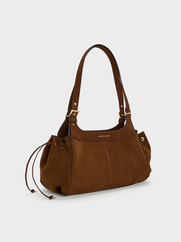 Bolso Tote Lillith con Cord&oacute;n Ajustable, Pecan Brown, hi-res