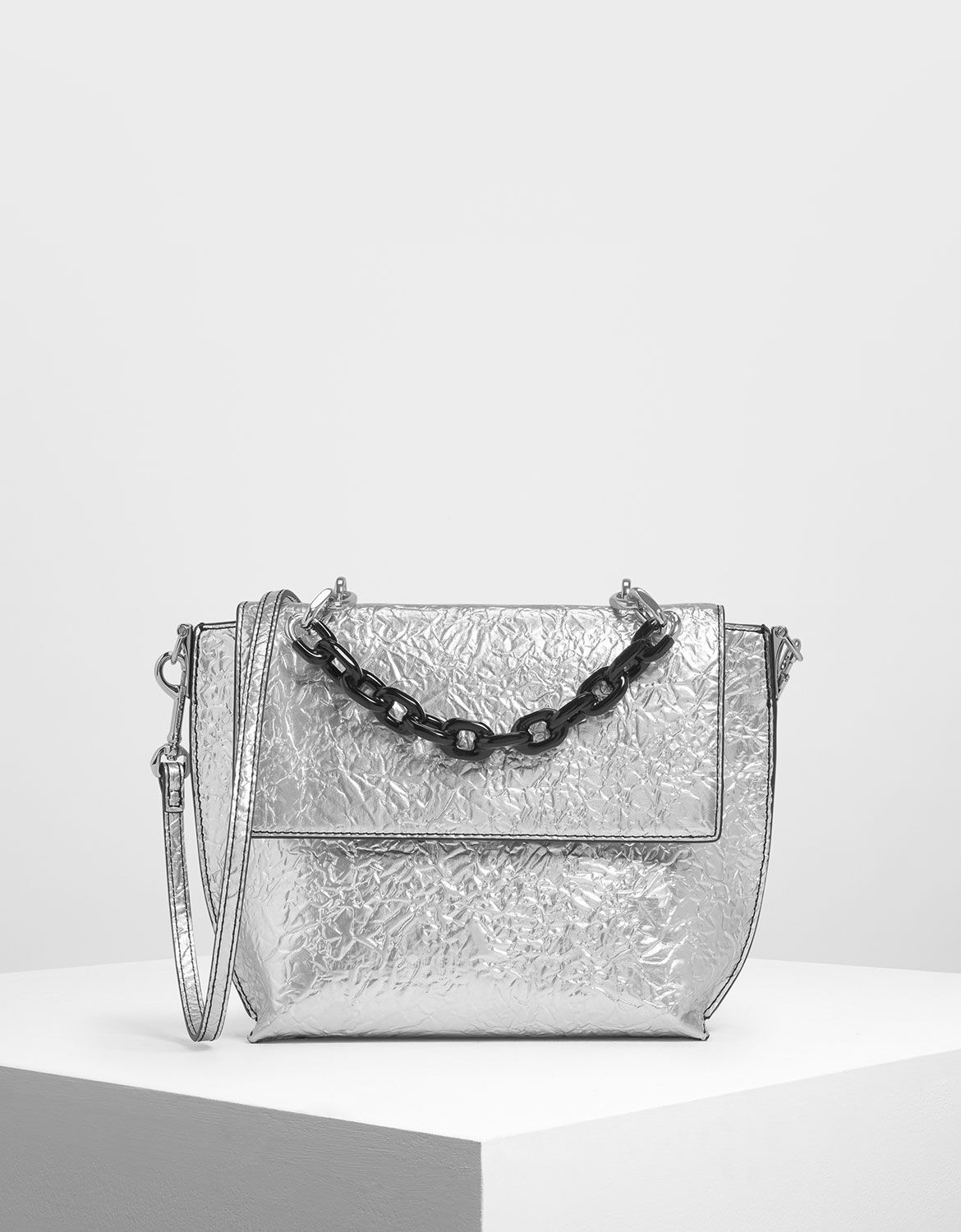 silver bag chain