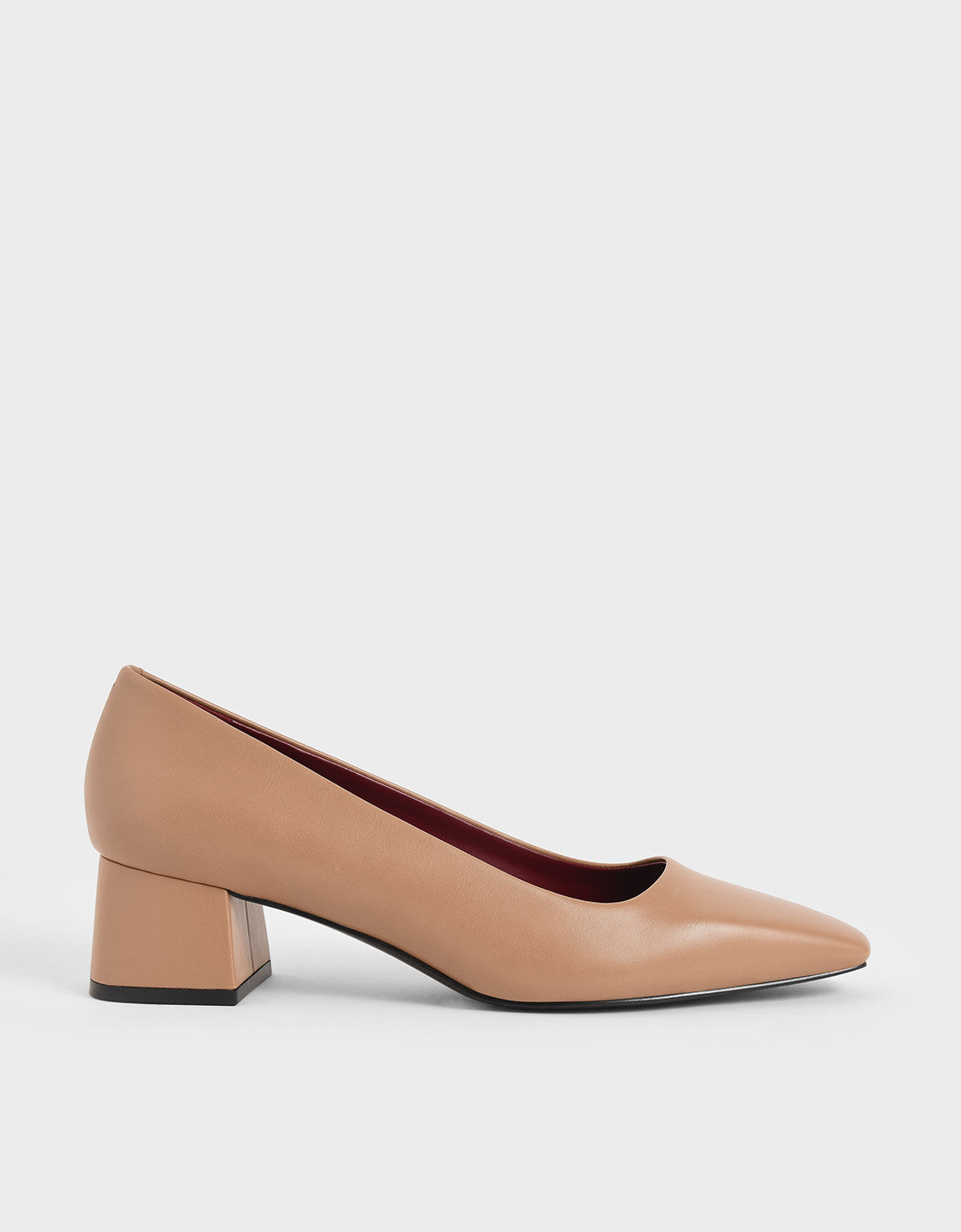 nude block heel