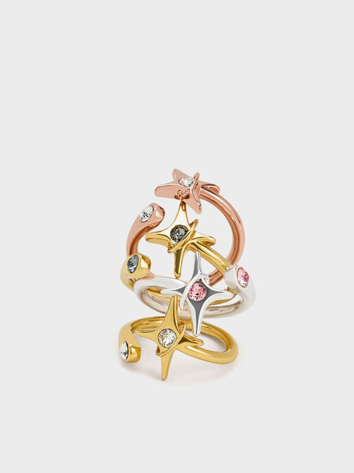 Gold Leonora Ring - CHARLES & KEITH US