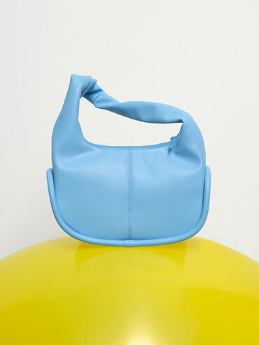 Tubular Slouchy Hobo Bag, Blue, hi-res