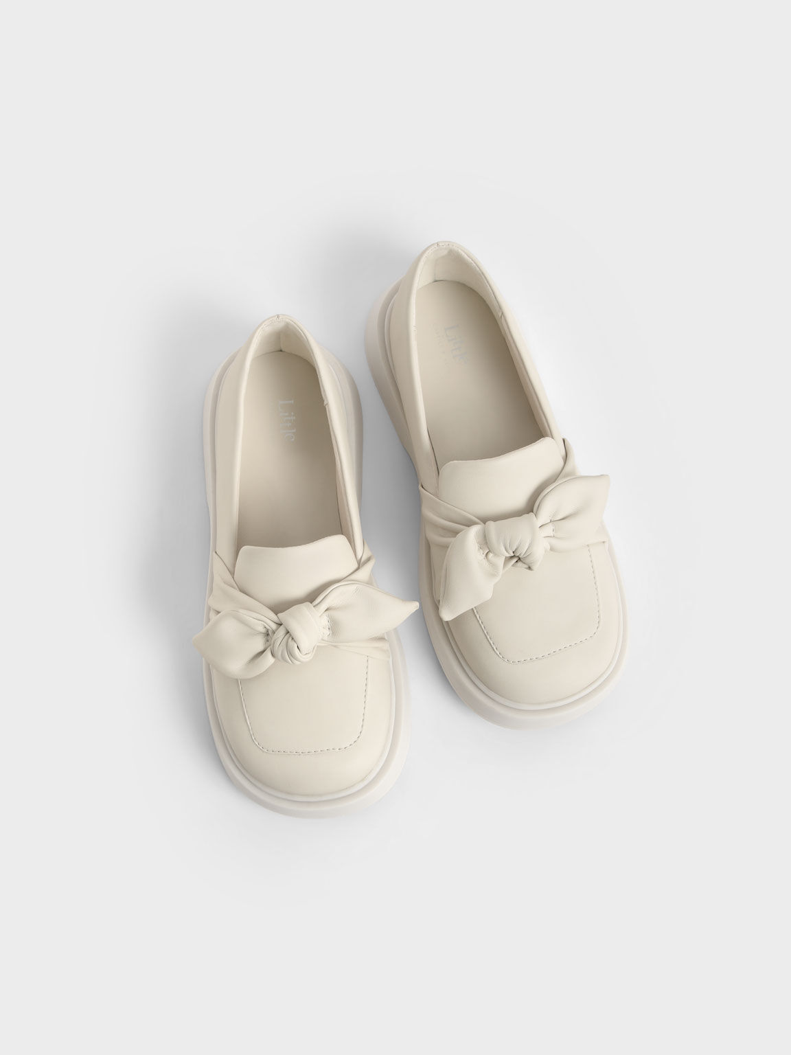 Pink shop bow loafers