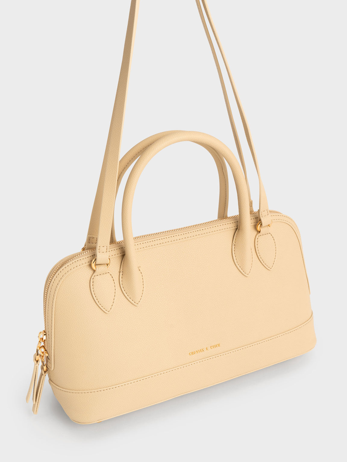 Oriana double 2025 zip work satchel