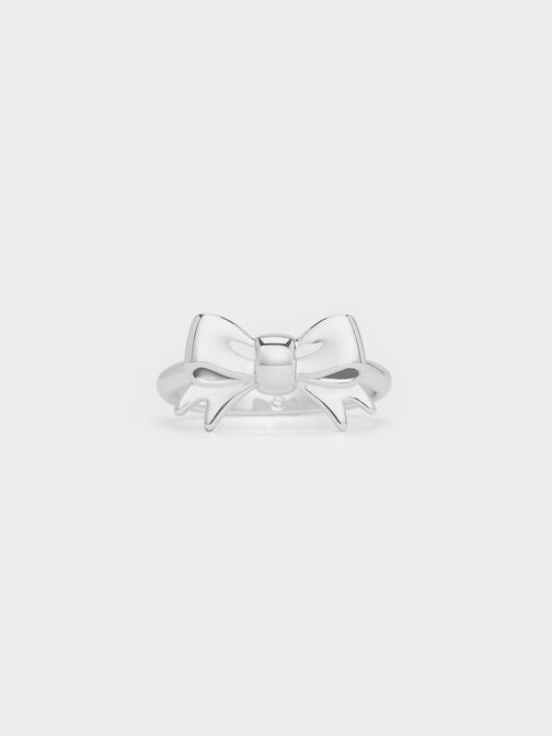 Paige Ribbon Ring, Silver, hi-res