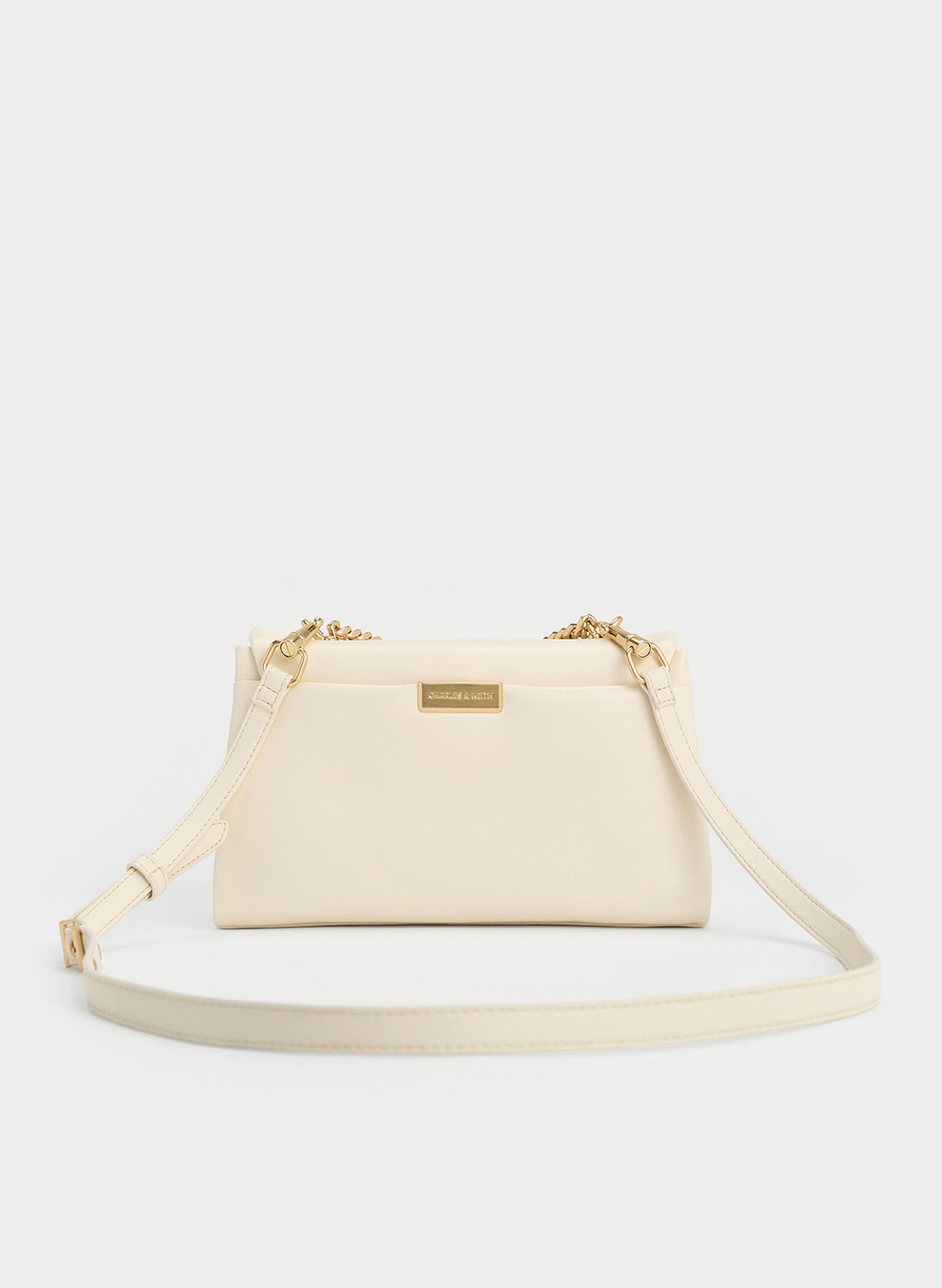 Kerry Chain-Handle Crossbody Bag, Cream, hi-res