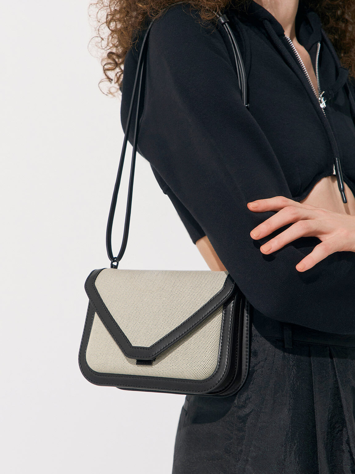 Camelia Canvas Envelope Crossbody Bag, Multi, hi-res