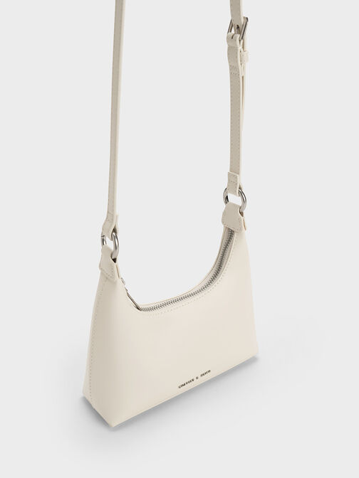 Cobalt Minta Chain-Link Hobo Bag - CHARLES & KEITH US