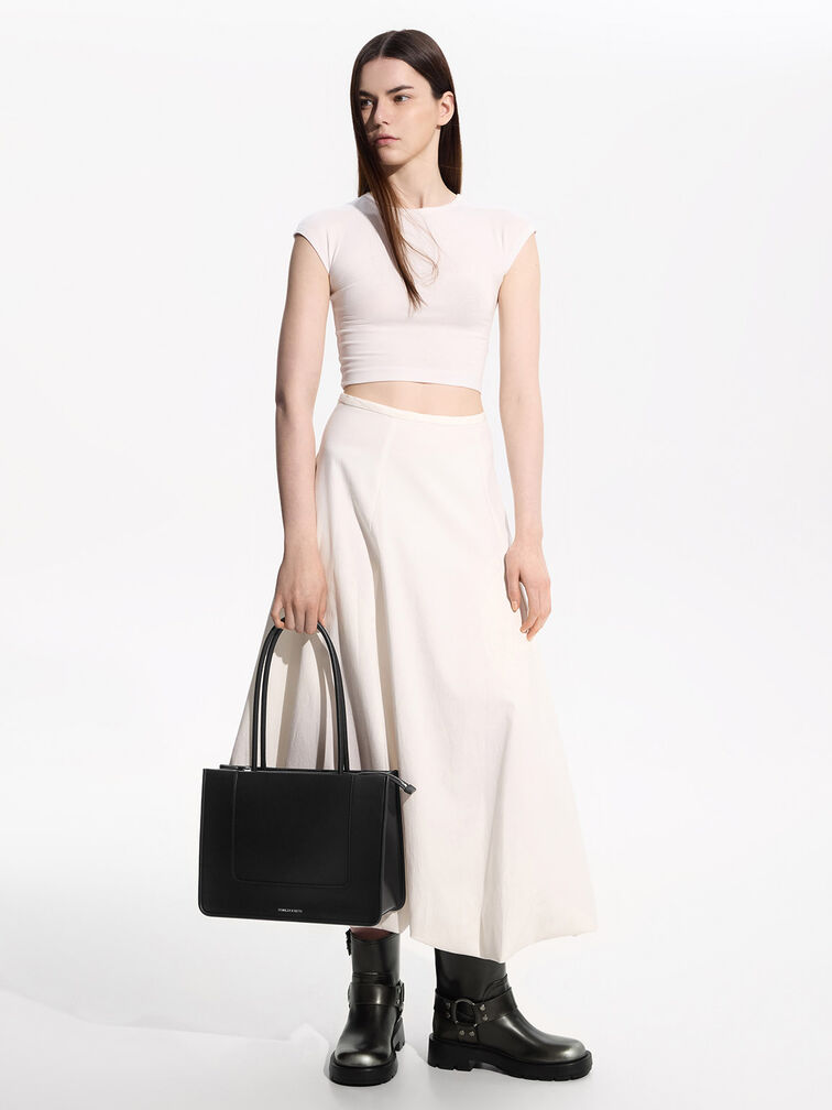 Noir Daylla Tote Bag - CHARLES & KEITH International