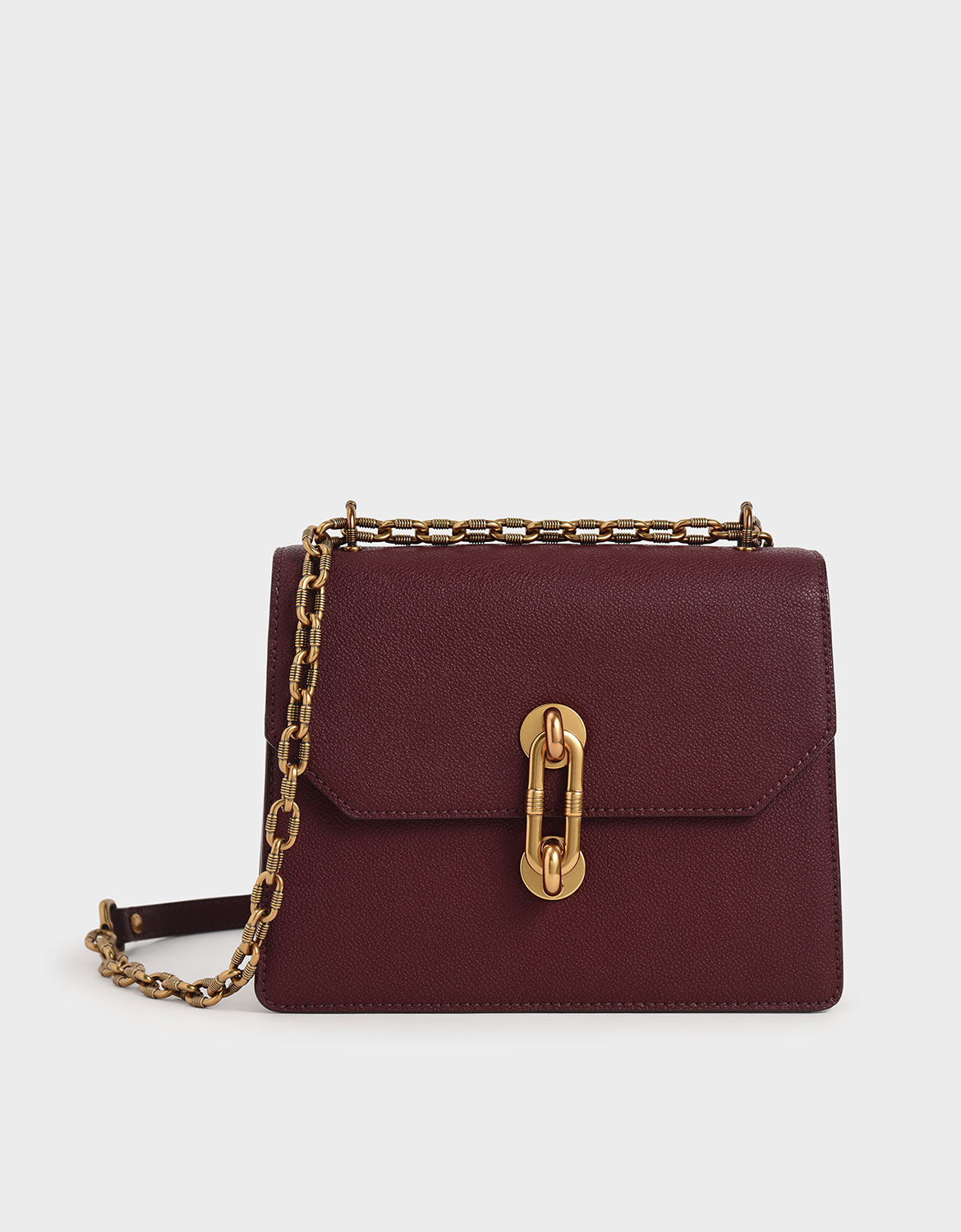 Double chain strap bag clearance
