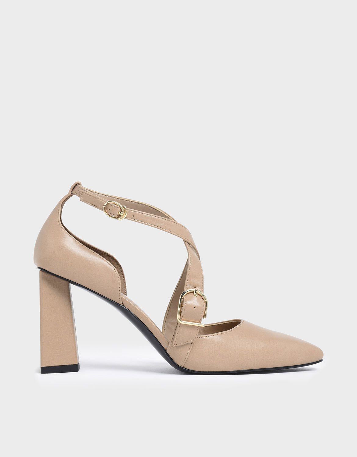 two tone heels pumps