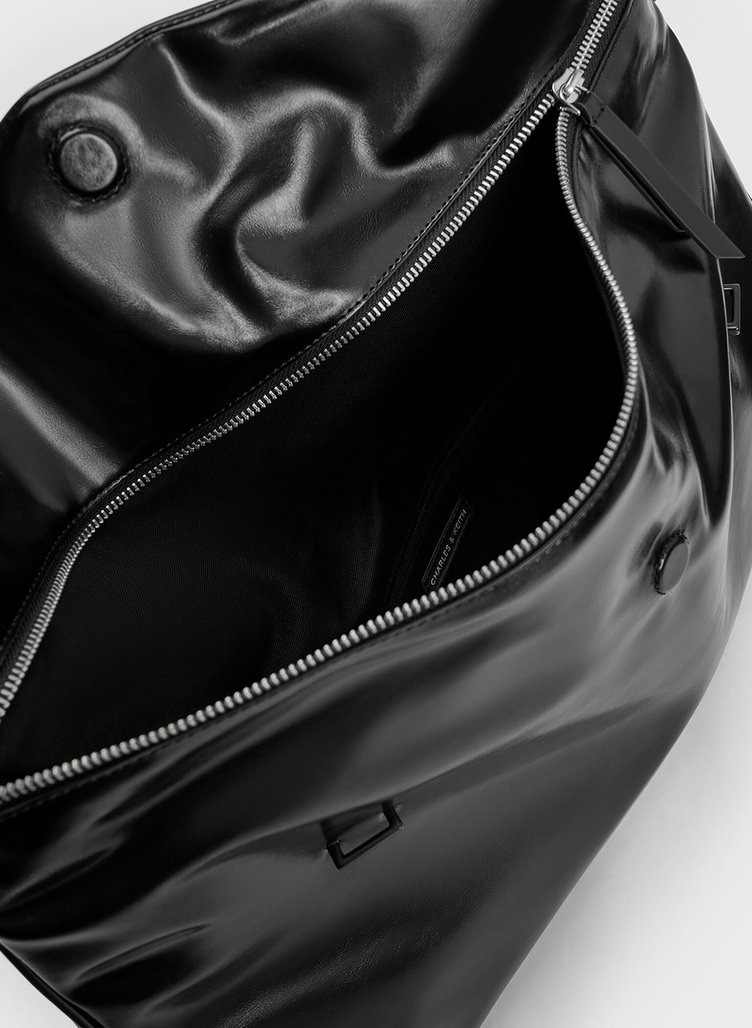 Andromeda Chunky-Chain Trapeze XL Tote Bag, Noir, hi-res