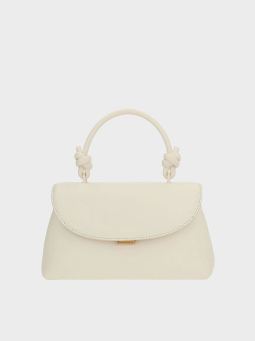 Sammie Knotted-Handle Two-Way Backpack, Cream, hi-res