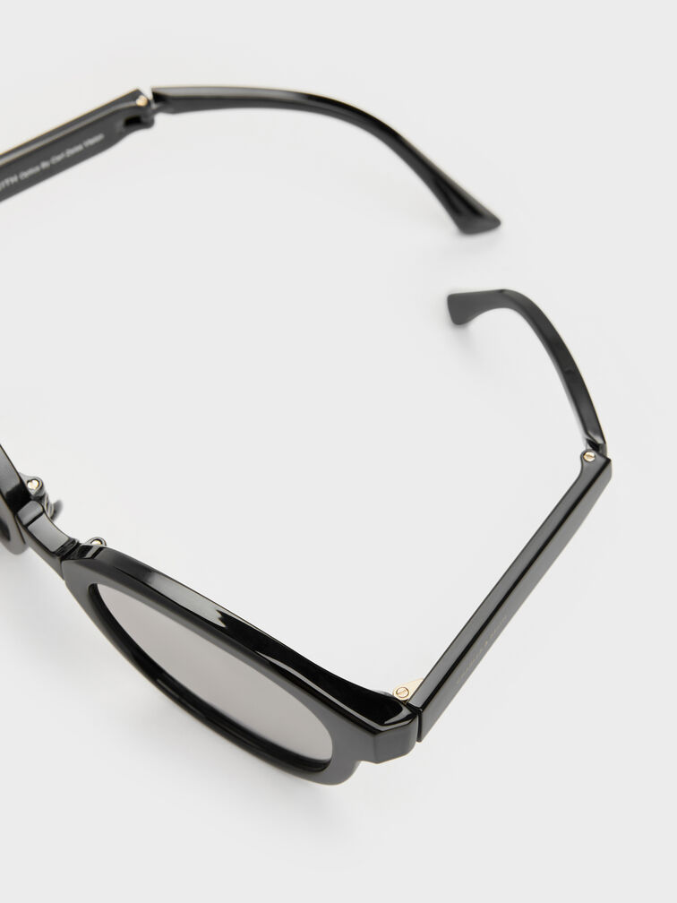 Gafas de sol redondas Brea, Negro, hi-res