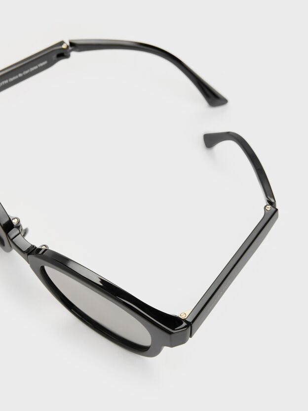 Gafas de sol redondas Brea, Negro, hi-res