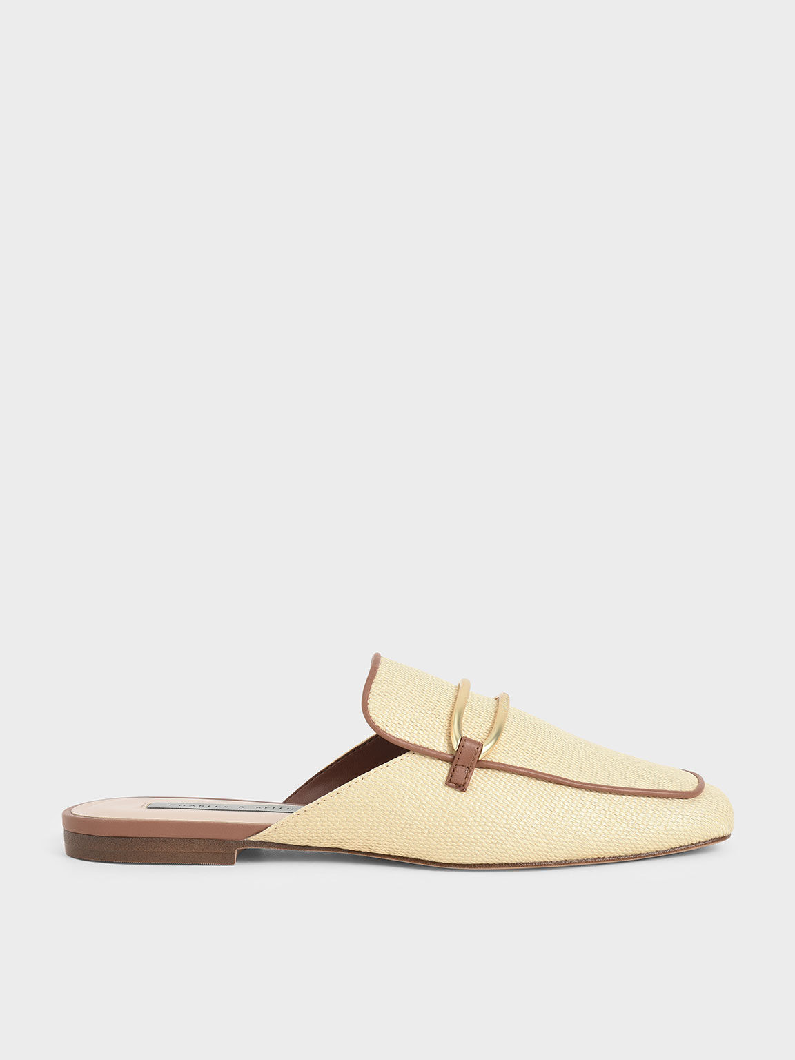 Raffia mules clearance