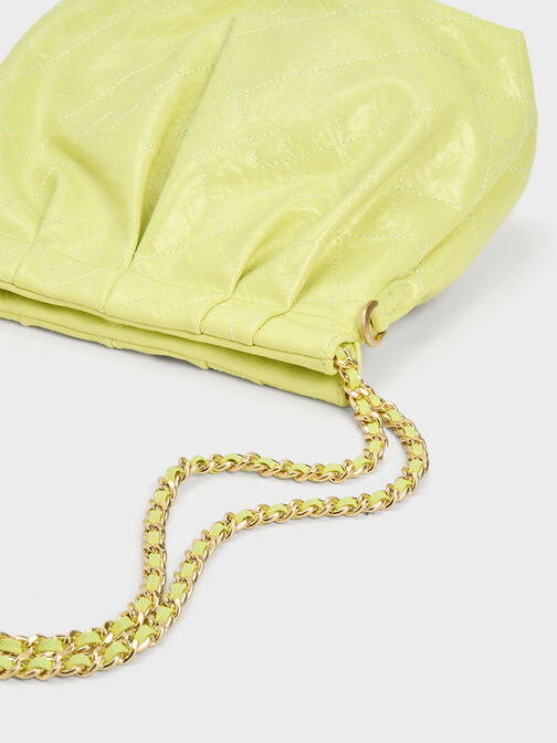 Duo Chain Handle Shoulder Bag, Butter, hi-res