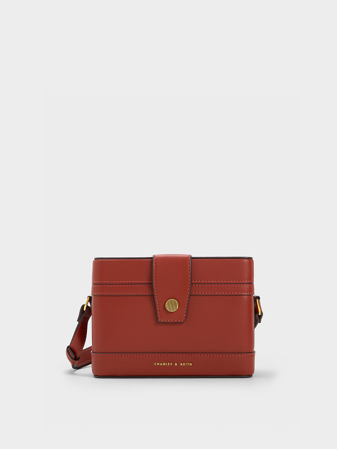 Bronte Boxy Crossbody Bag, Brick, hi-res