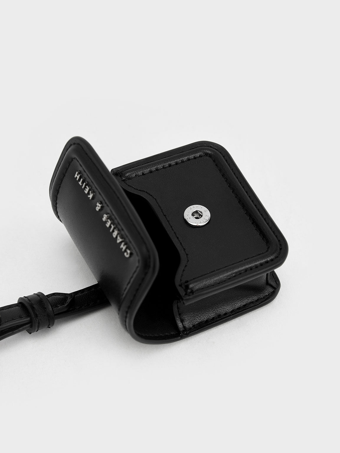 Wristlet AirPods Case, Black, hi-res