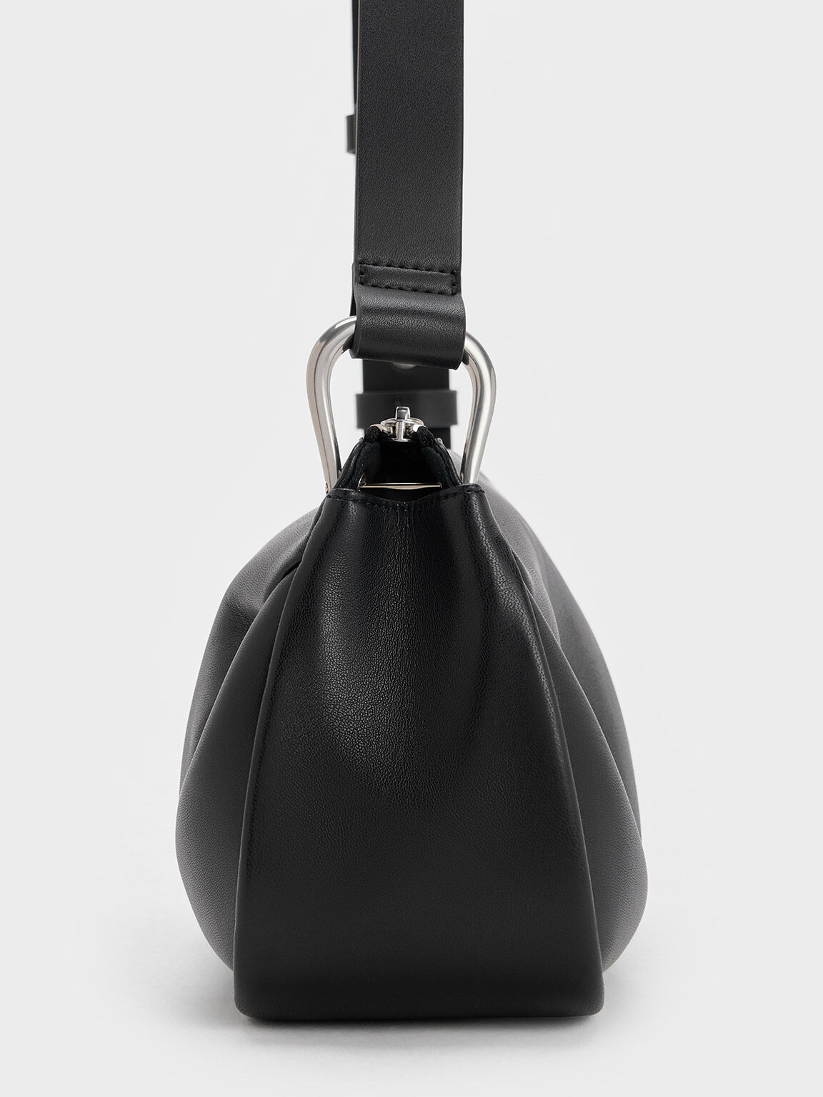 Noir Lumen Padded Crossbody Bag CHARLES KEITH CA
