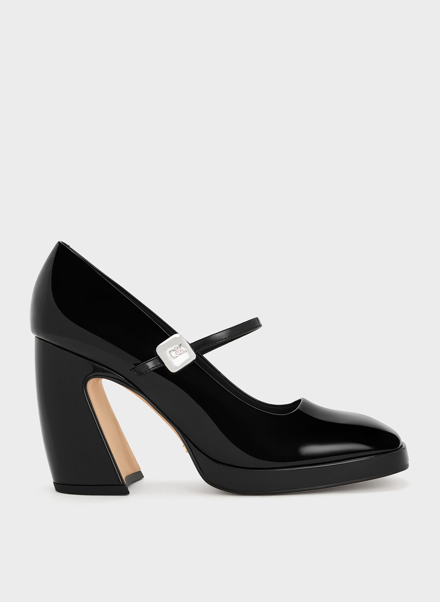 Mary Janes Jyll de charol con plataforma, Charol negro, hi-res