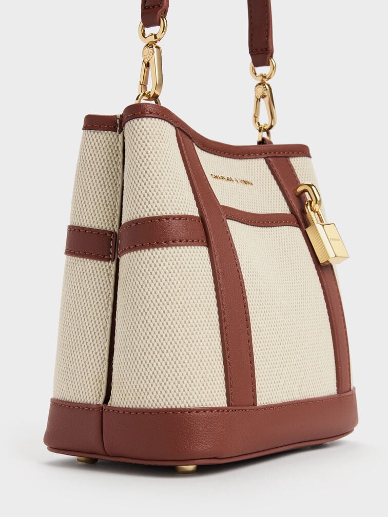 Scottie 帆布水桶包, 磚紅色, hi-res