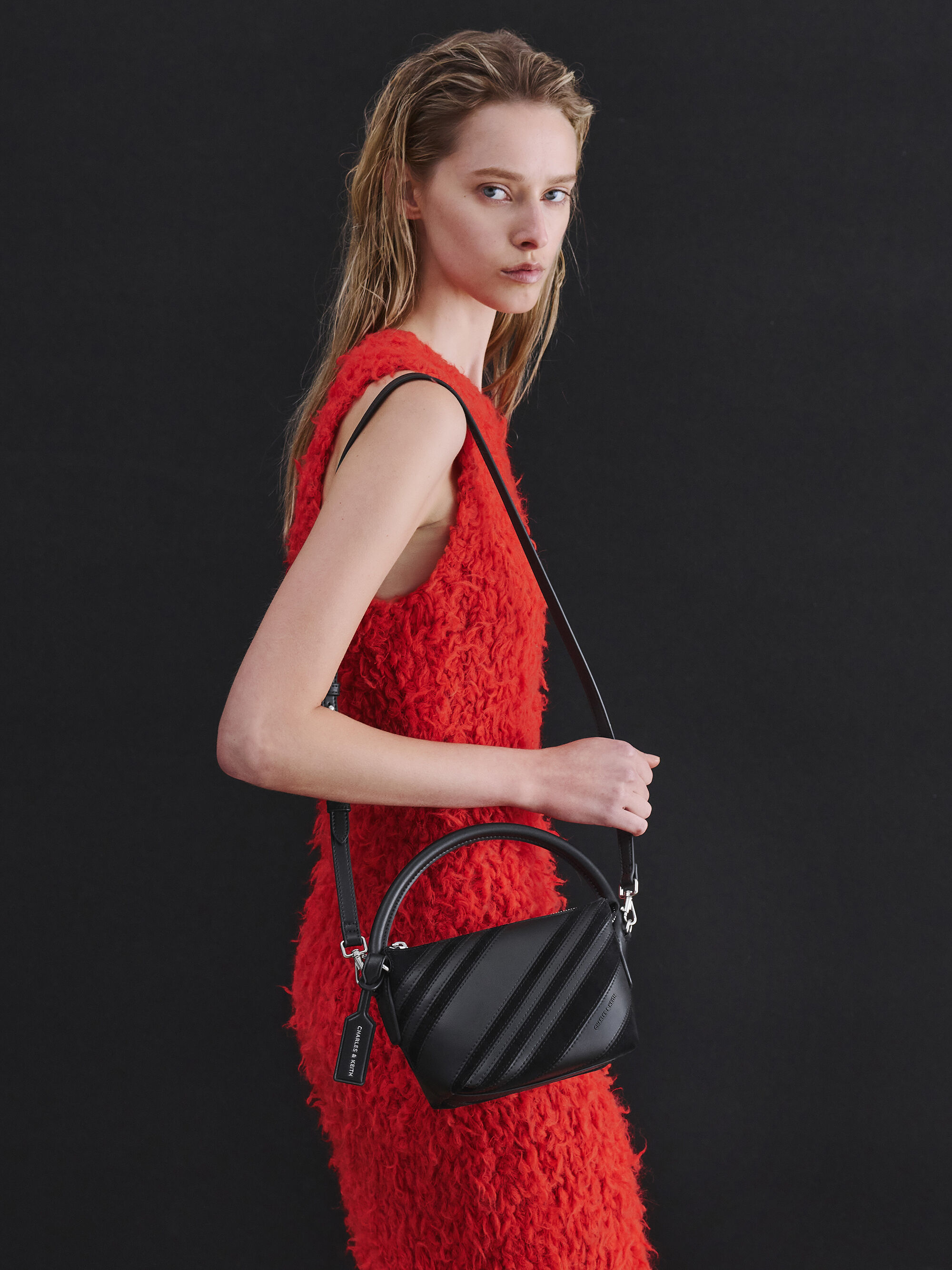 Noir Zeya Top Handle Bag - Noir - CHARLES & KEITH International